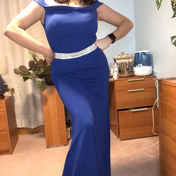 Royal sapphire blue event dress - Picture 4 of 4